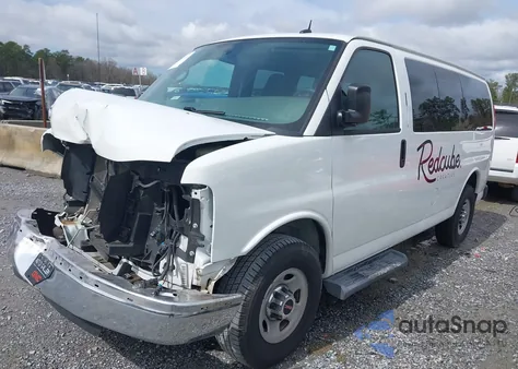 2015 GMC Savana 2500 Lt z USA, uszkodzony, nr VIN 1GKW7RFF7F1137336